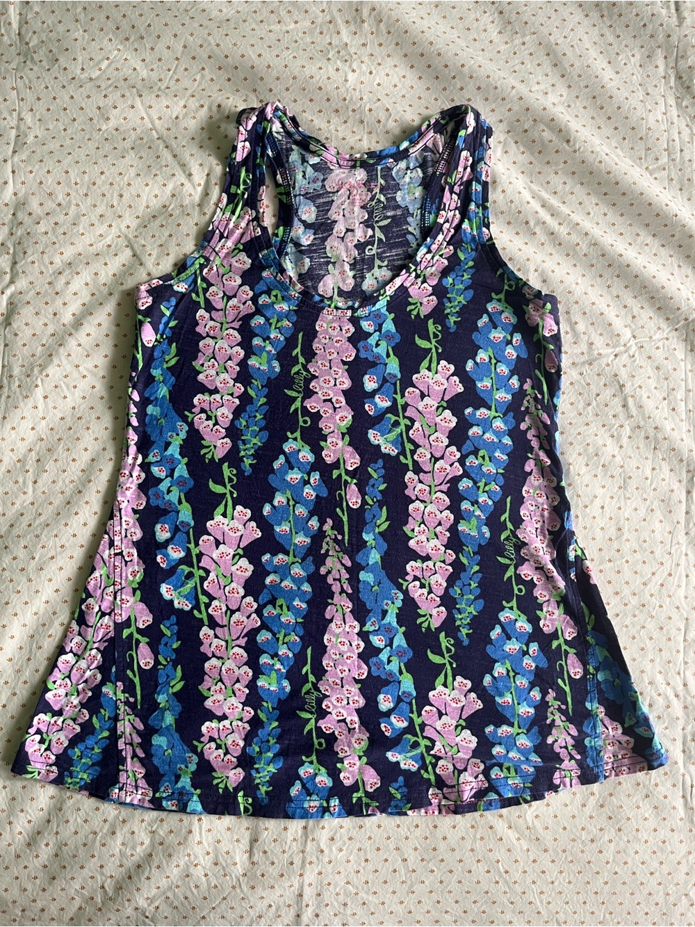 Lily Pulitzer Racerback Tank Top, Size S